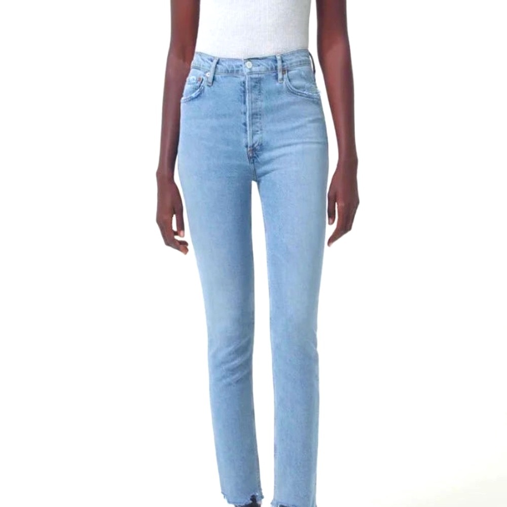 Agolde Nico High Rise Slim Jeans in Rooted, size 31 - Picture 3 of 3